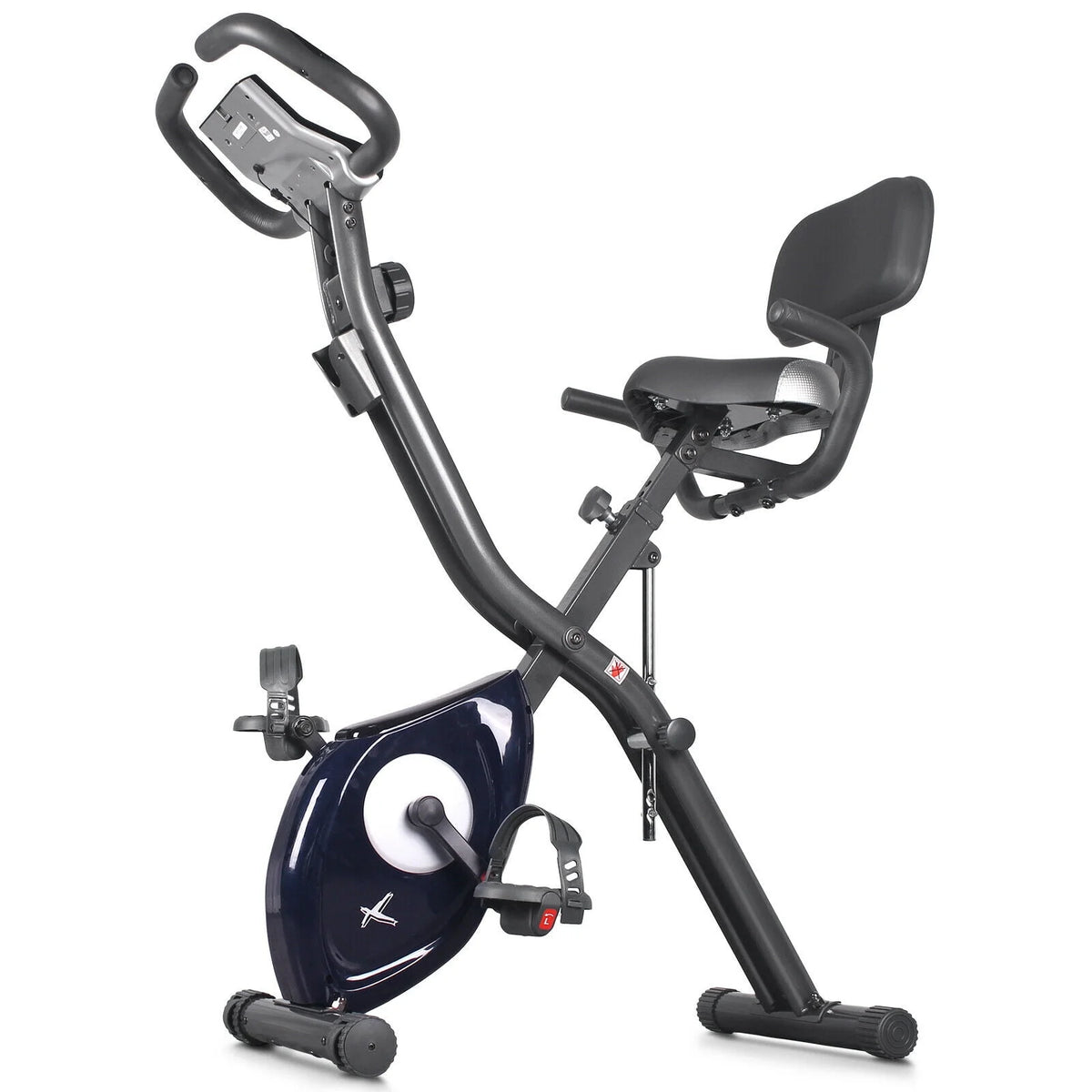 Folding Indoor Cycling Exercise Bike 10-Levels Resistance 220 Lb L884344