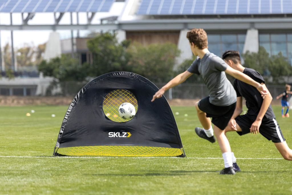 Two-Sided Pop-up Soccer Goal and Practice Target 6'x4' Q5712