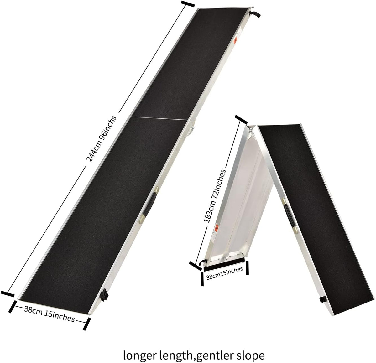 Silver Aluminum Pet Ramp R4091