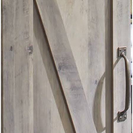 Rustic Gray Accent Storage Cabinet W8473