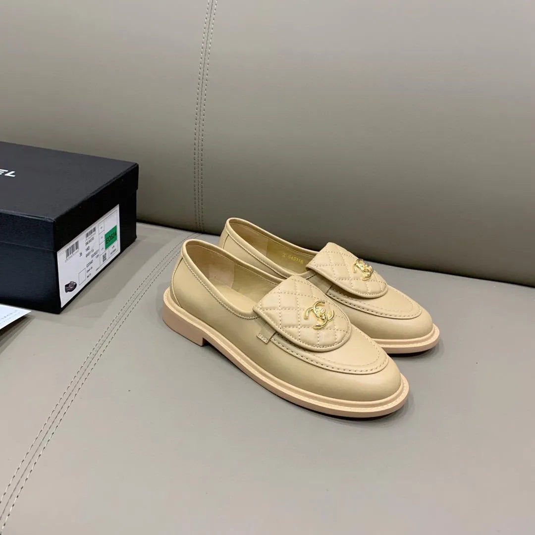 Beige Loafers I246