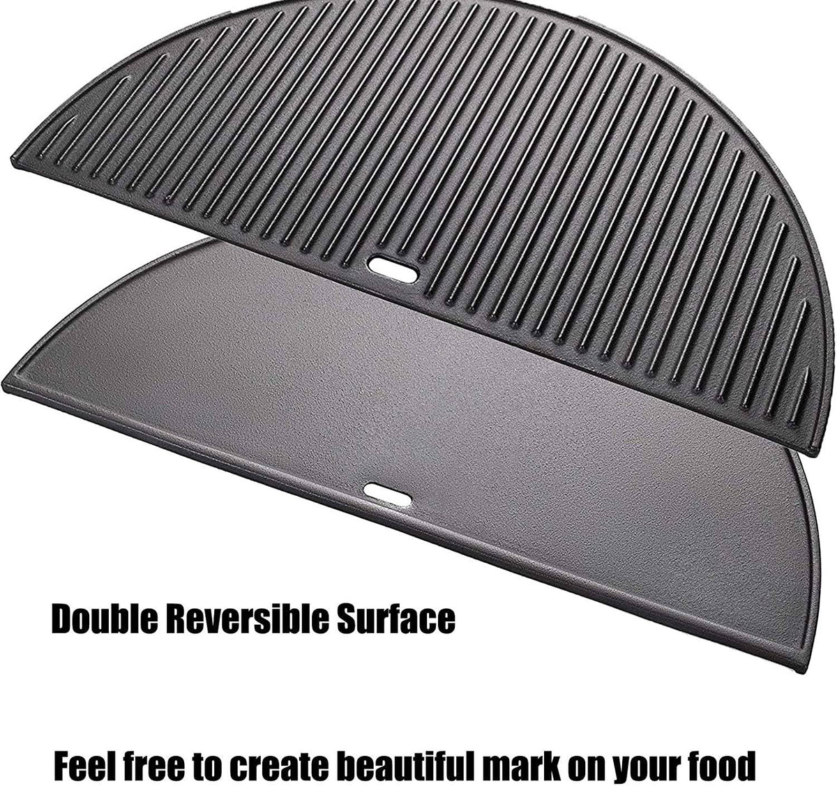 Half Moon Reversible Cast Iron Griddle A876