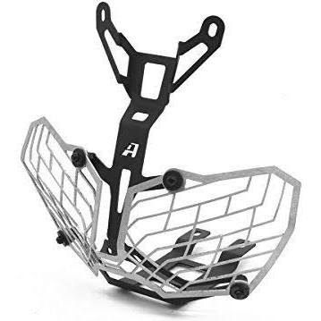 Black Stainless Steel Mesh Headlight Guard U339627