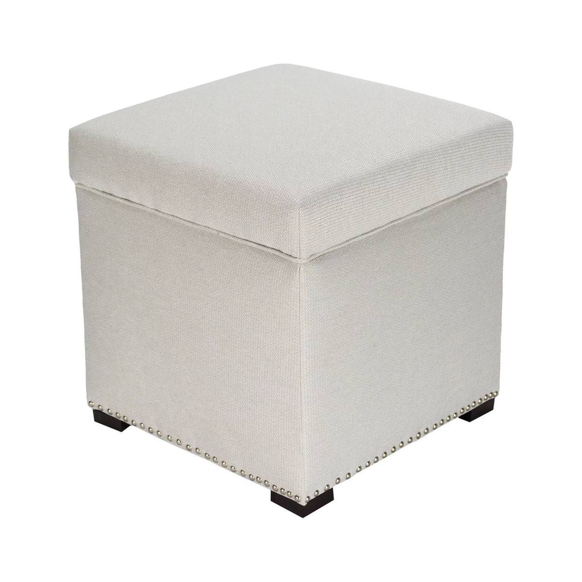 Square Upholstered Storage Ottoman F25969