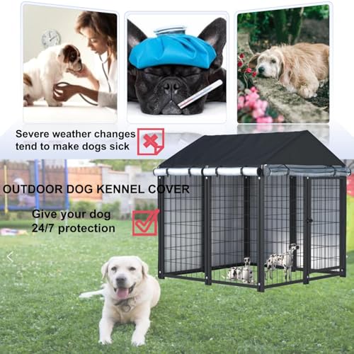 600D Waterproof Dog Kennel Cover P32181
