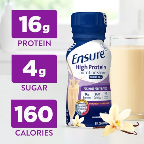 Vanilla High Protein Nutrition Shake 8 fl oz 24 Pack E208