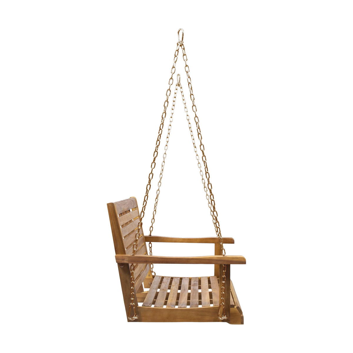 Teak Acacia Wood Porch Swing N9732