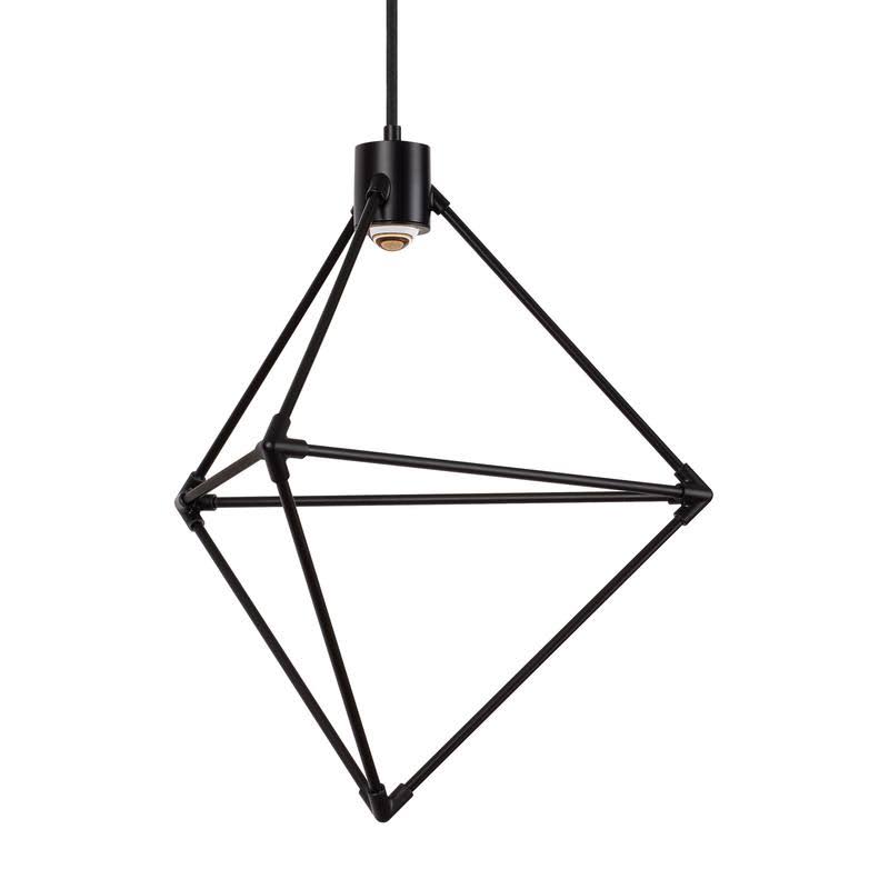 Black LED Chandelier S701165