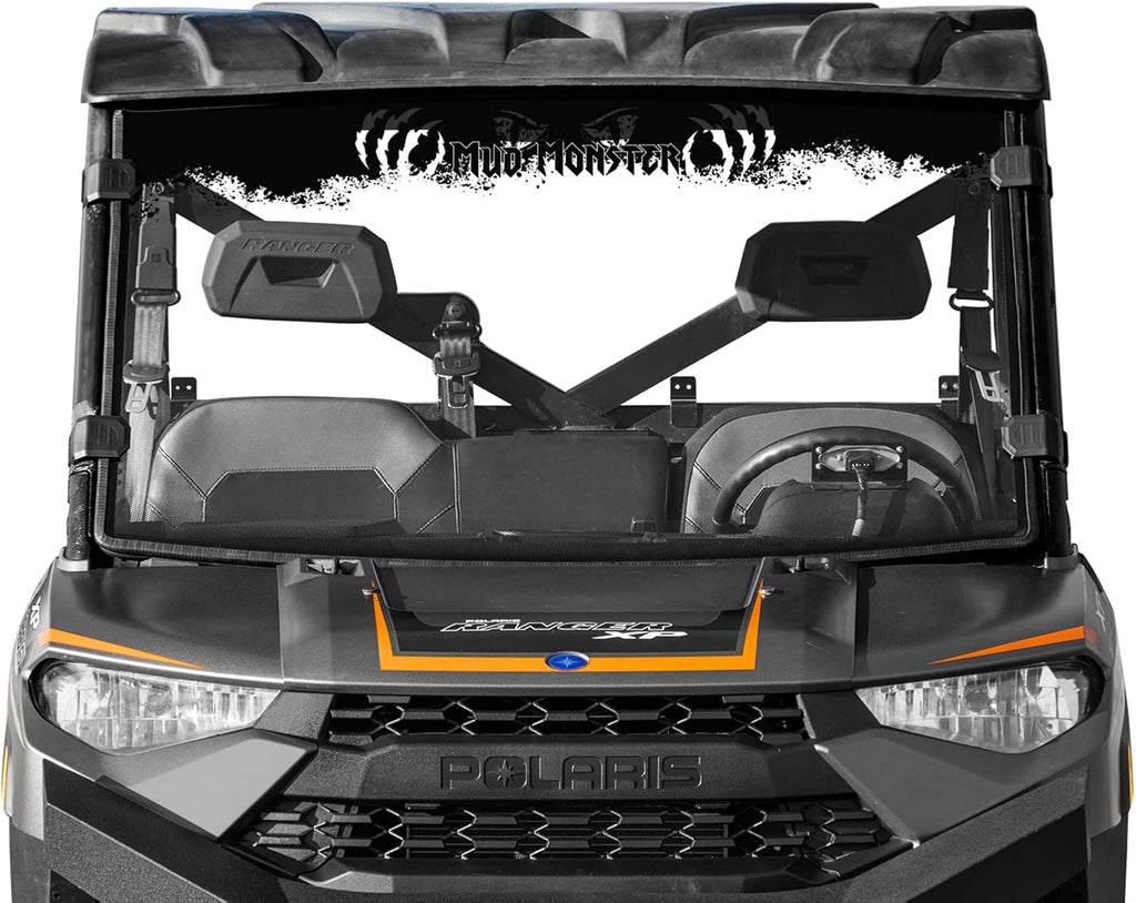 Clear Scratch Resistant Full Windshield for Polaris Ranger XP 1000 / Crew N620