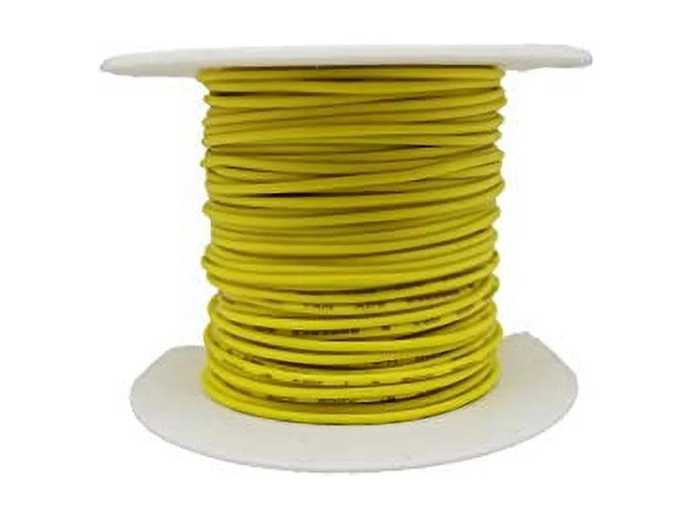 22 AWG Solid Copper Wire with Yellow PVC Insulation C609
