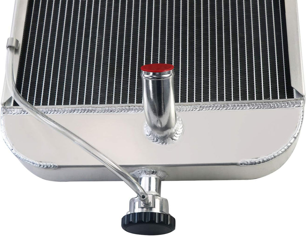 3 Row Aluminum Tractor Radiator With Radiator Cap W6229