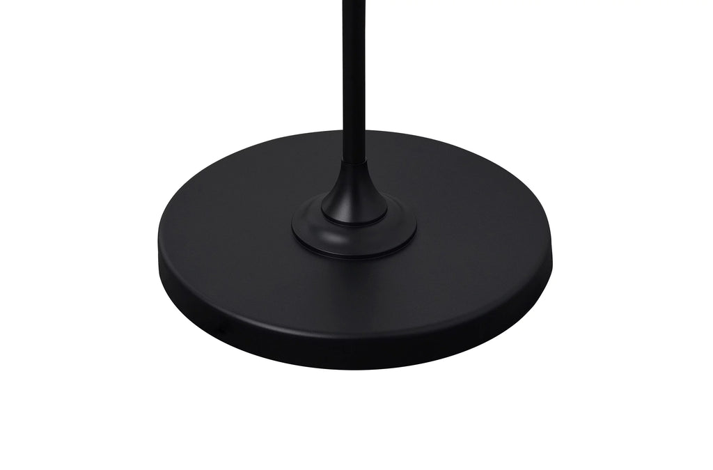 56.5" Shaded Floor Lamp with White Fabric Shade P32565
