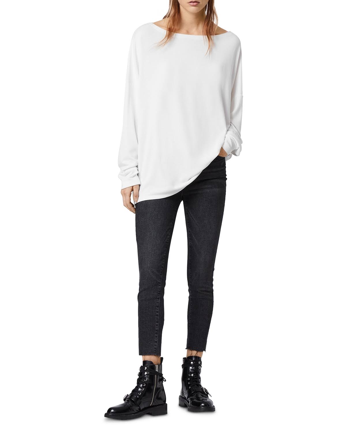 Oversized Tee Chalk White N991059