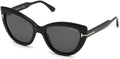 Shiny Black Polarized Sunglasses T733718