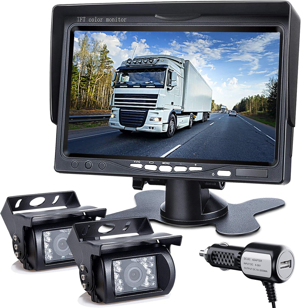 7-inch LCD HD Backup Camera Monitor Kit K591