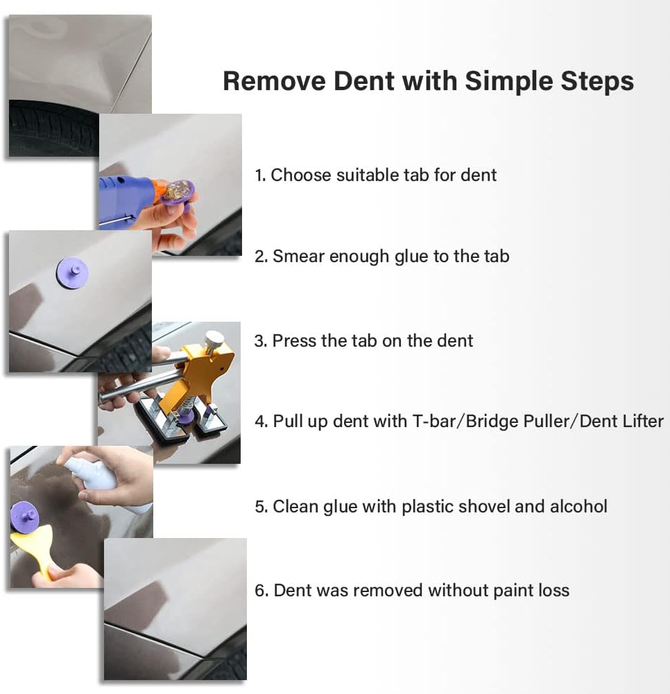 60pcs Paintless Dent Repair Tool Kit I670