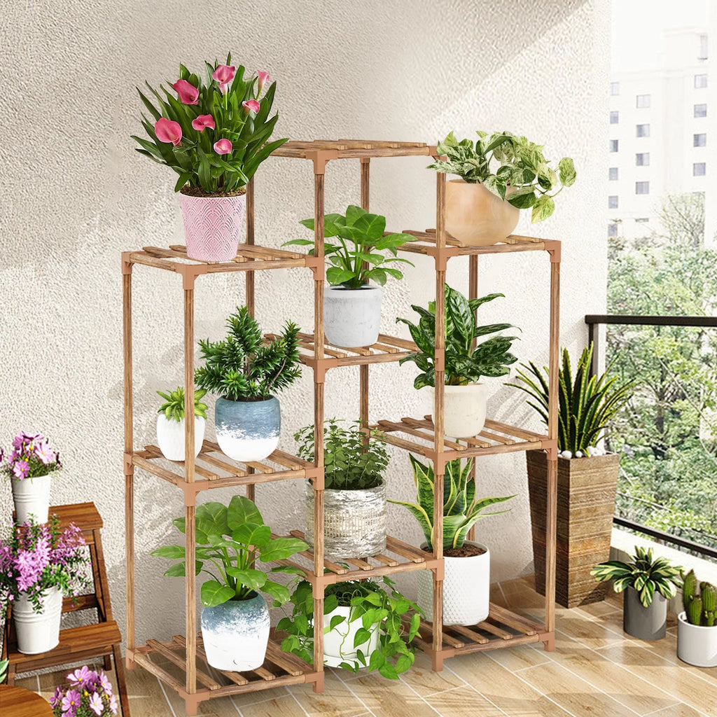 6-Tier Wood Plant Stand Z77106