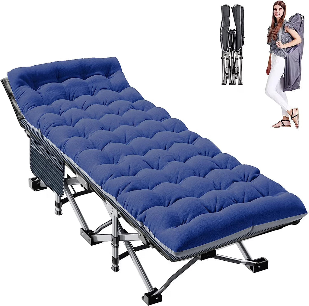 Heavy Duty Folding Camping Cot with Carry Bag L3197