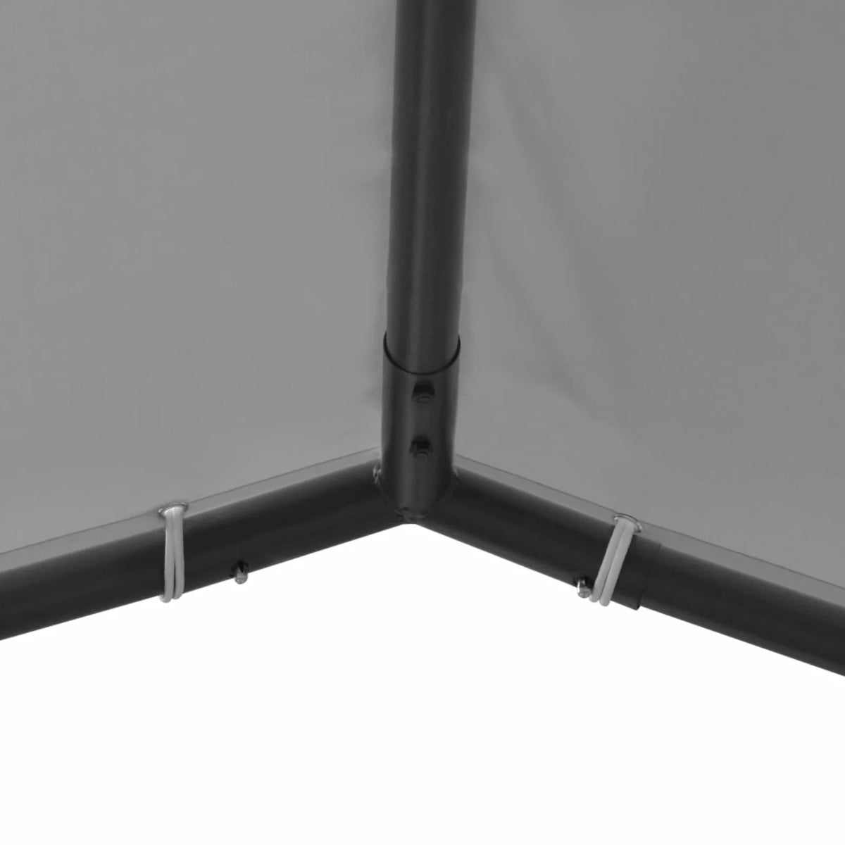 Steel Gazebo 157.5"x157.5"x102.4" Anthracite N261391