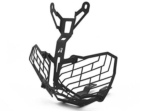 Black Stainless Steel Mesh Headlight Guard U339627