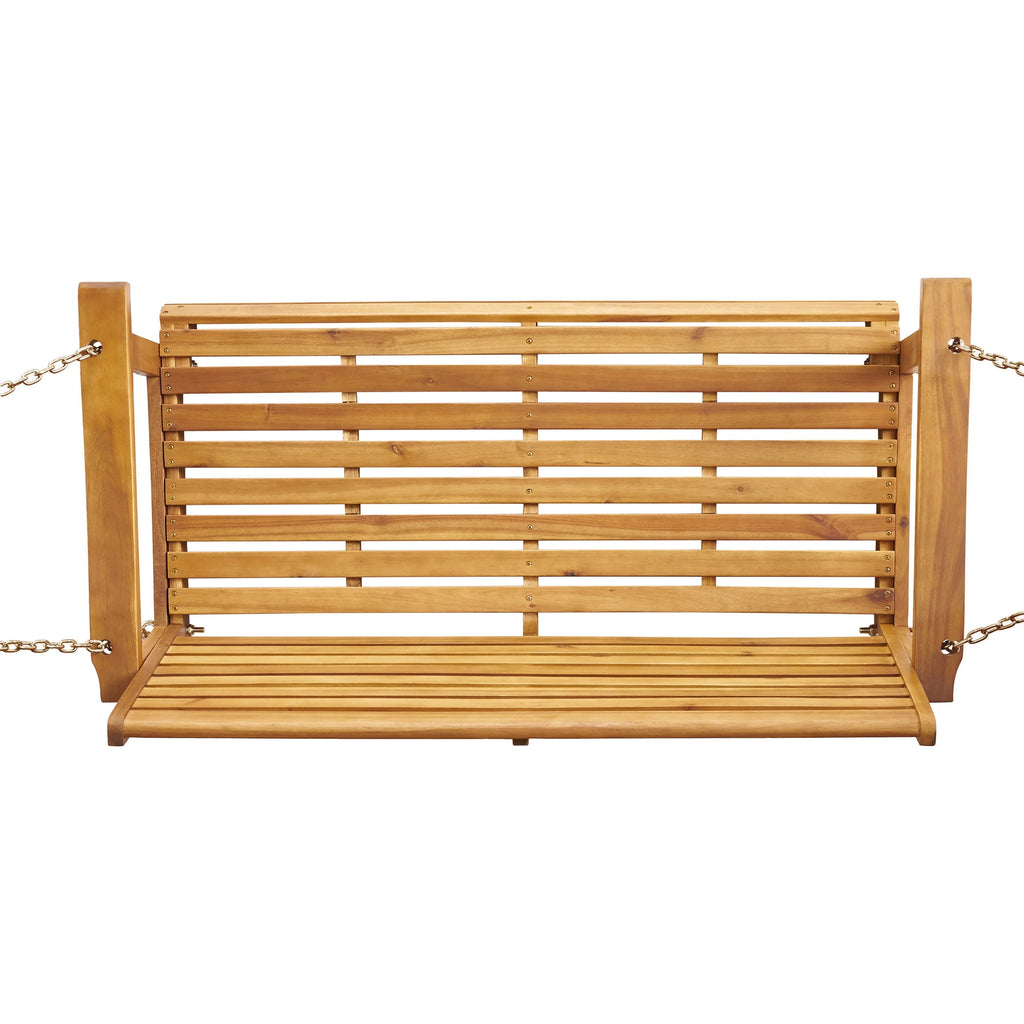 Teak Acacia Wood Porch Swing N9732