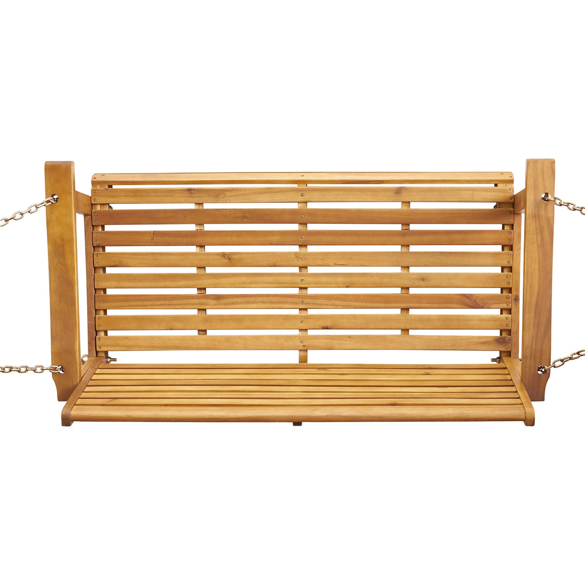 Teak Acacia Wood Porch Swing N9732