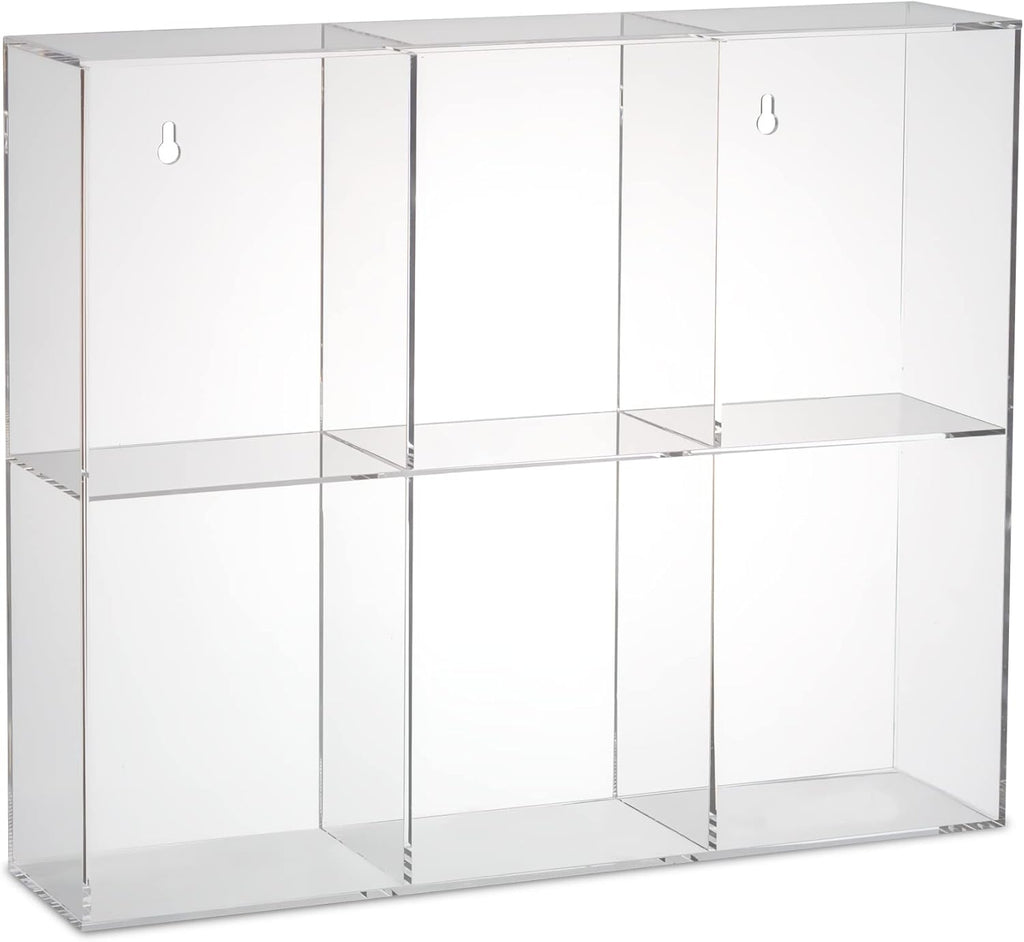Pack of 2 Acrylic Display Case for 6 Regular Size Funko Pop Boxes I9693