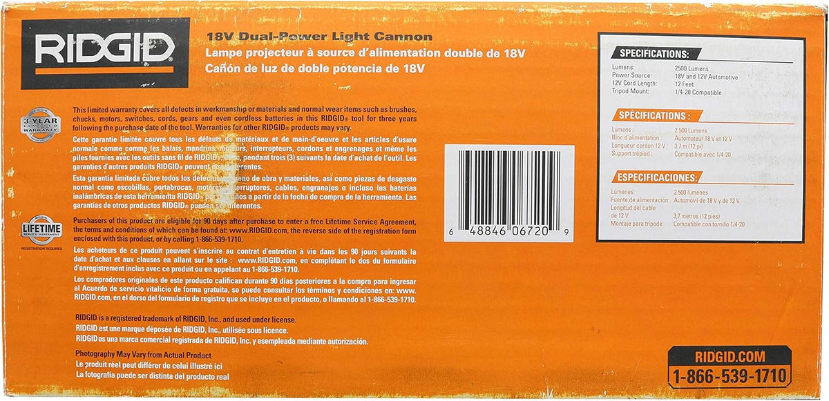 18V Dual-Power Light Cannon E78427
