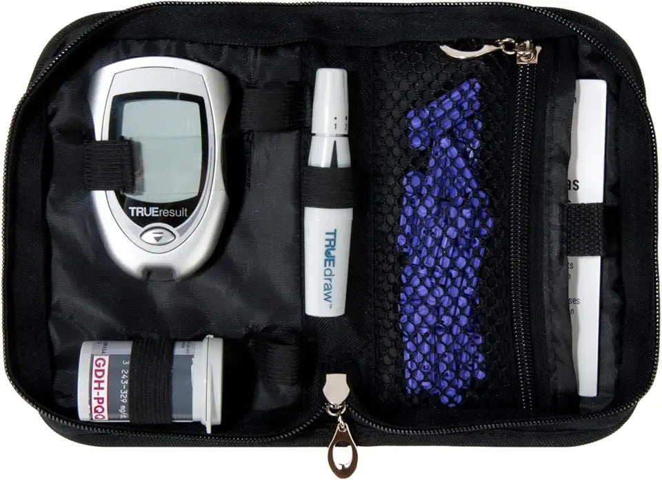 Diabetes Organizer Kit Travel Bag for Testing Instruments O59867