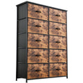 Tall 10 Drawer Fabric Storage Dresser C854816