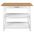 Kitchen Island with Solid American Cherry Top H120