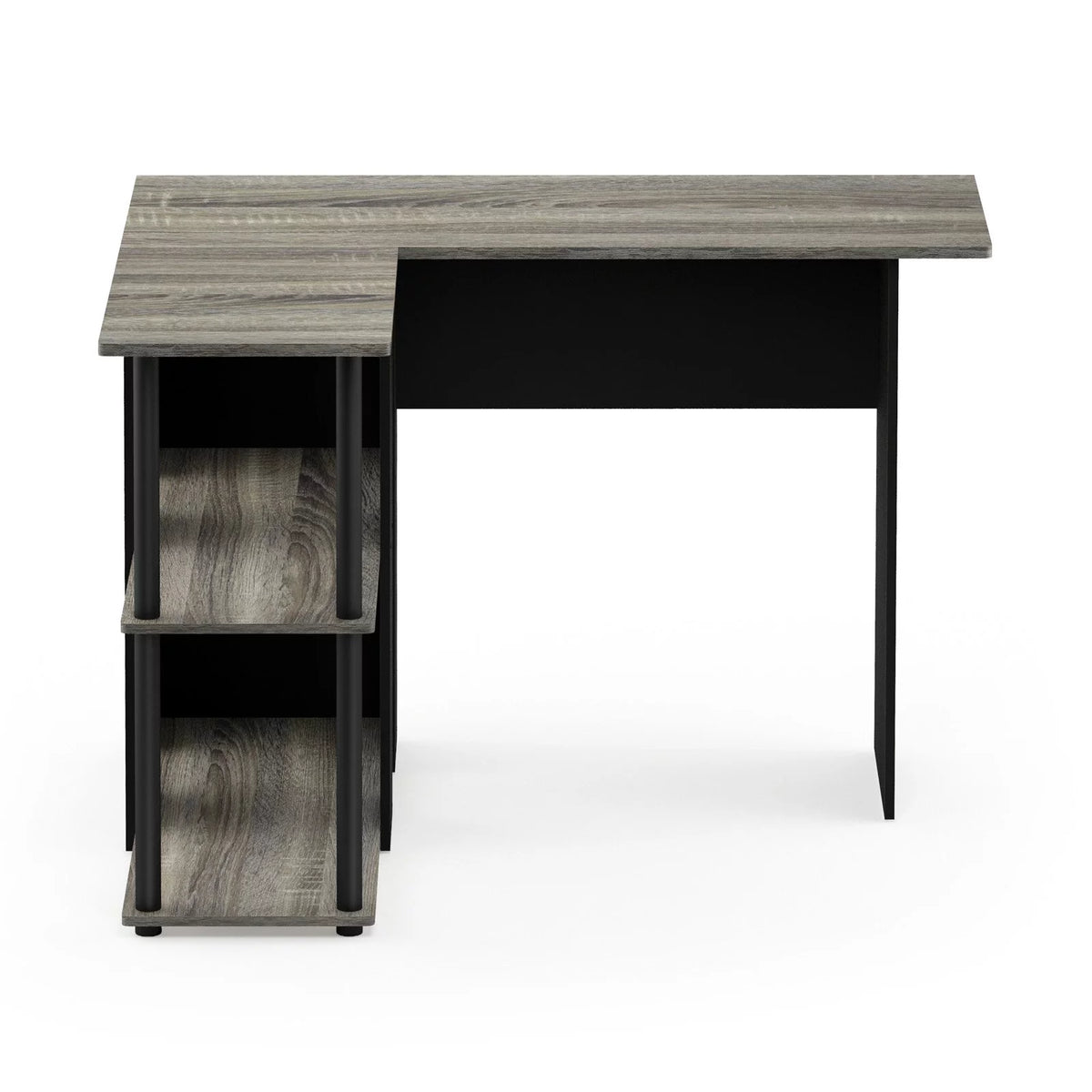 L-Shape Desk with Bookshelf U6356