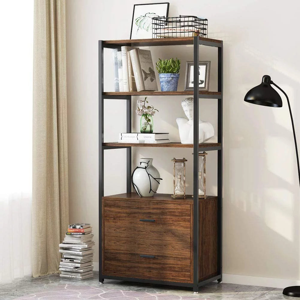 Bookcase with 2 Drawers C866