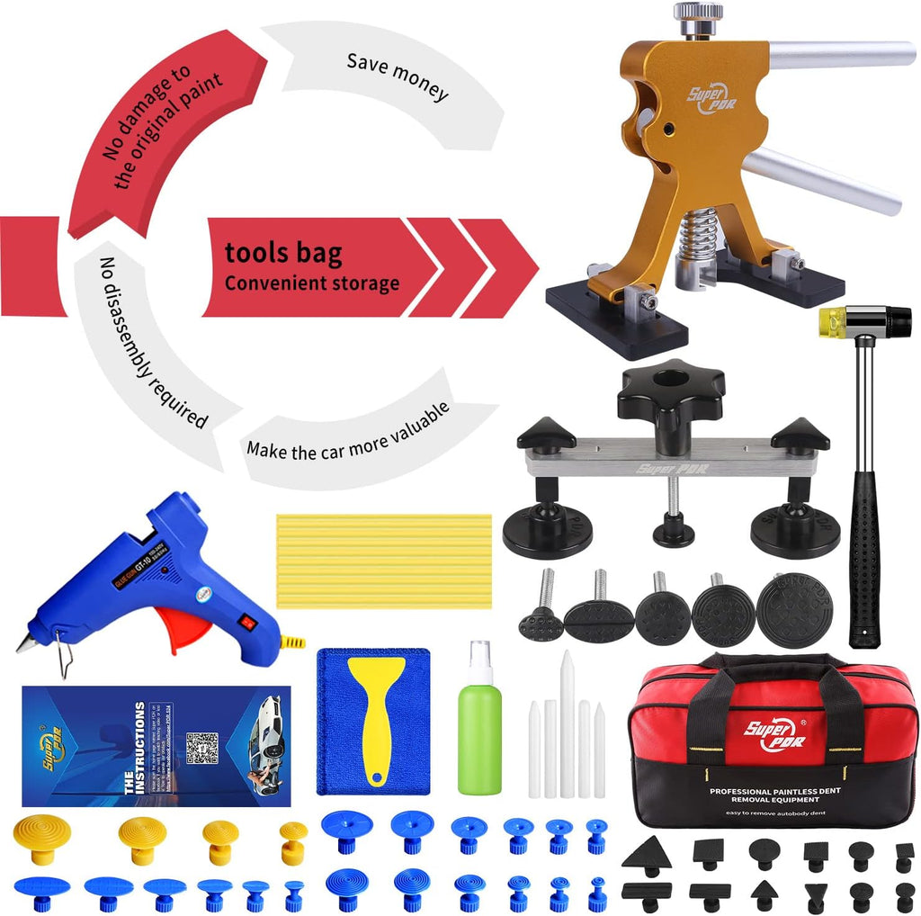 53Pcs PDR Kit with Tool Bag F184282