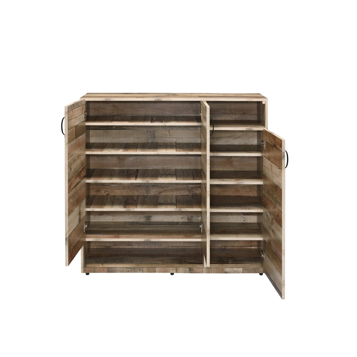 Rustic Gray Oak Cabinet X9828
