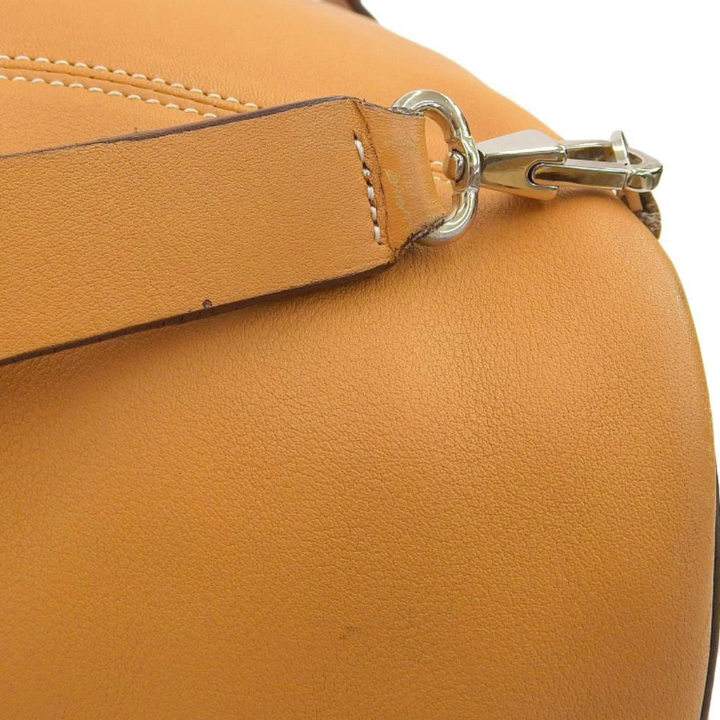 Camel Leather Drawstring Backpack B171