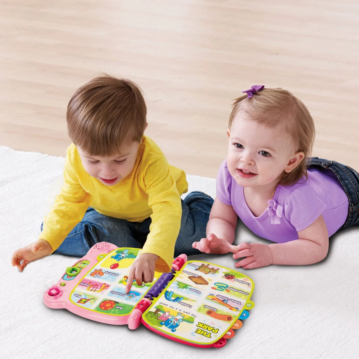 Pink Touch and Teach Word Book L2886