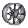 Satin Black Milled Spokes 20x9 5-139.7/5-150 18mm 110mm J670225