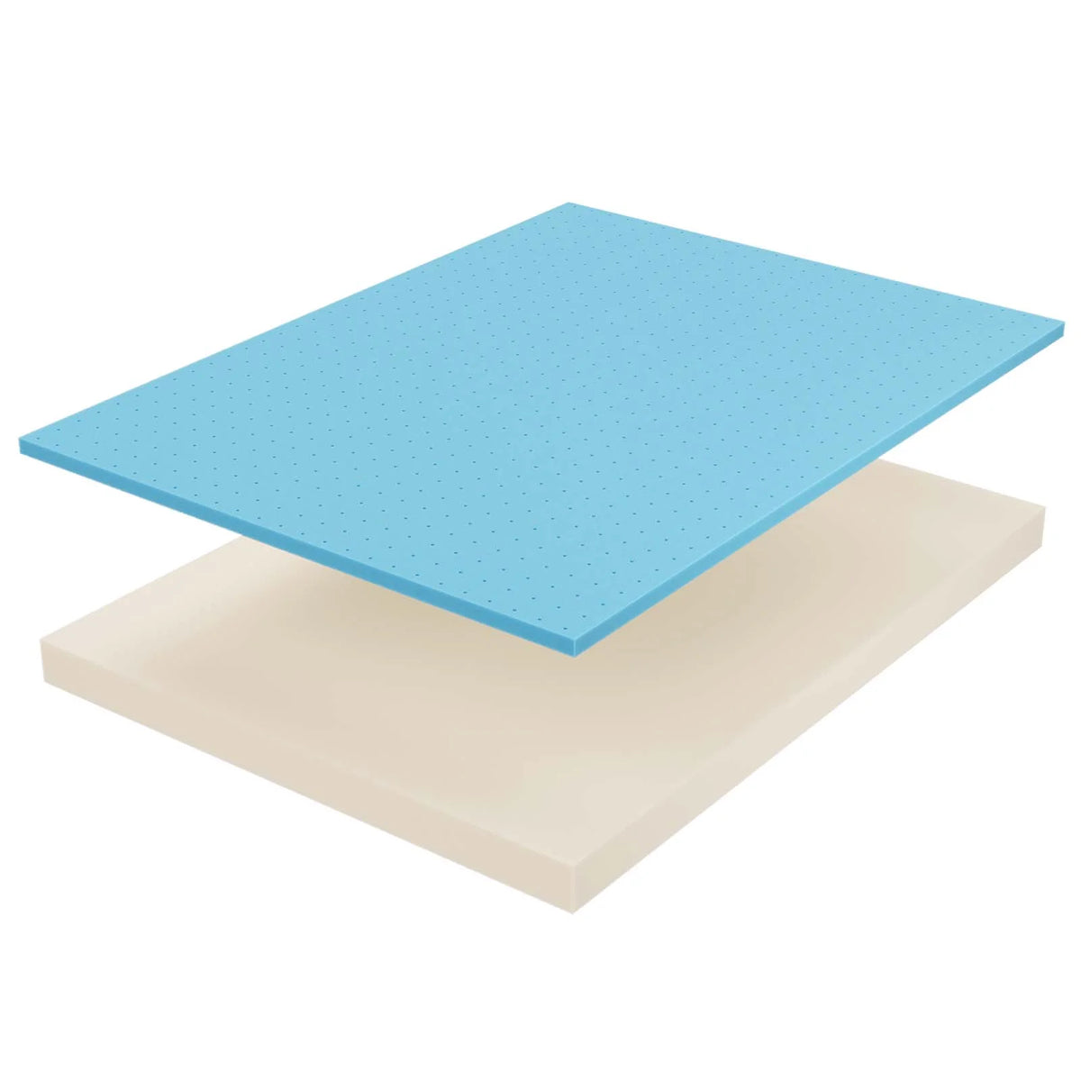 Memory Foam Narrow Twin Mattress in White F618