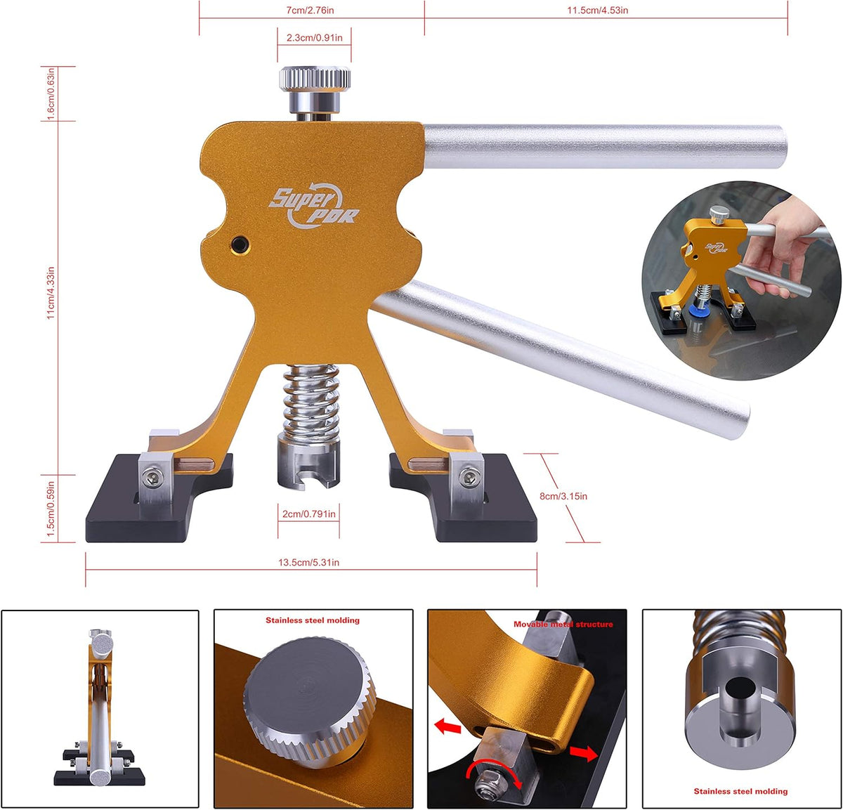 53Pcs PDR Kit with Tool Bag F184282