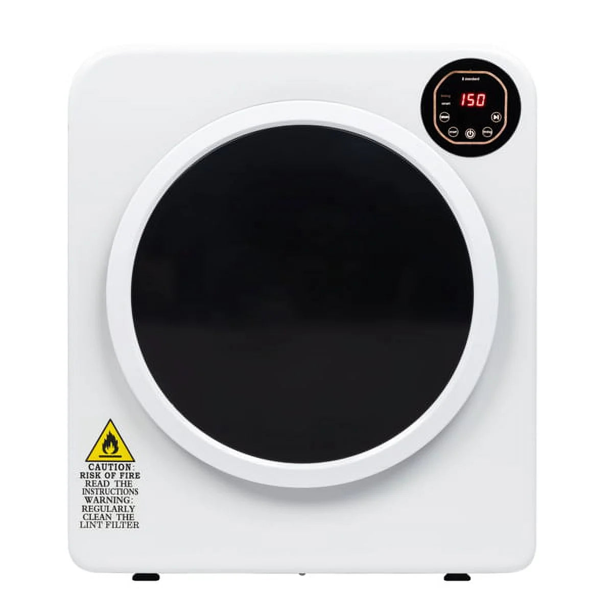 Compact Electric Laundry Dryer with Stainless Steel Tub L344