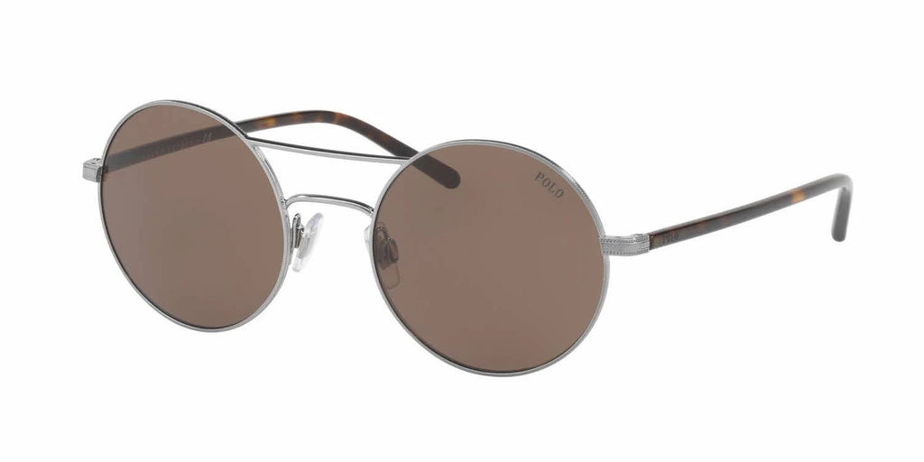 Gunmetal Round Sunglasses Q248661