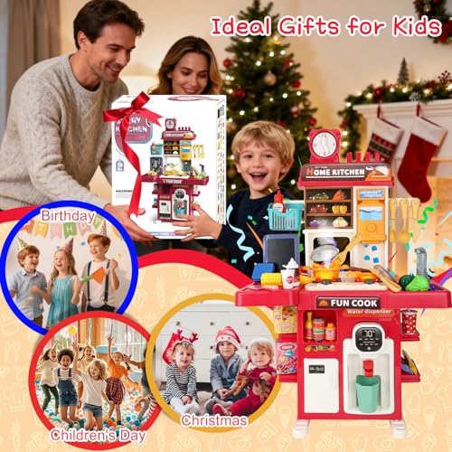Toy Kitchen Set with Spray Sink & Lighting P875