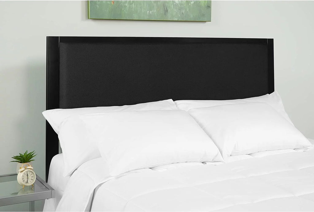 Black Fabric Upholstered Headboard E81322