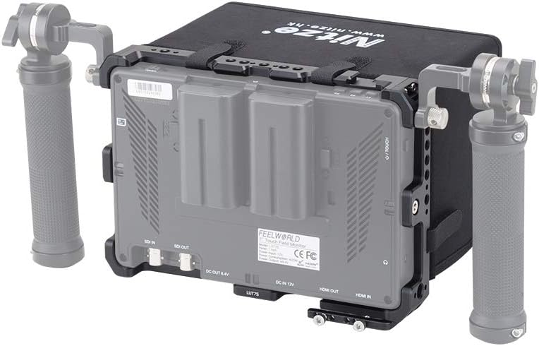 Cage with Sunhood Built-in NATO Rails for Monitor C105342