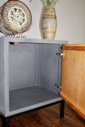 Gray 1-Door Accent Cabinet F794