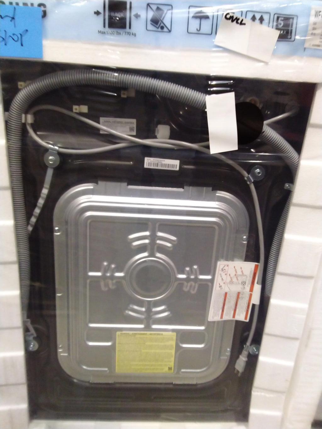 27 In. 5.3 Cu. Ft. Black Stainless Steel Front Load Washer J6699