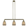 Antique Brass 3 Light Island Light S282
