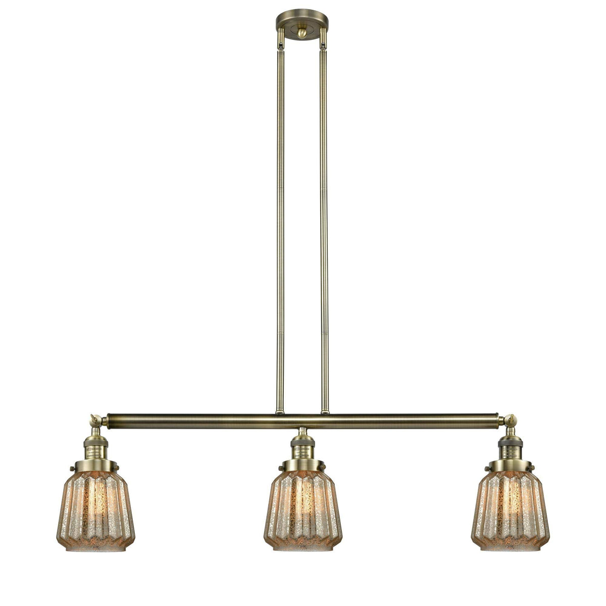 Antique Brass 3 Light Island Light S282