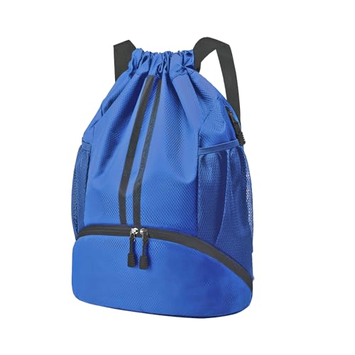 Drawstring Backpack with Shoes Compartment and Wet Proof Pocket S166